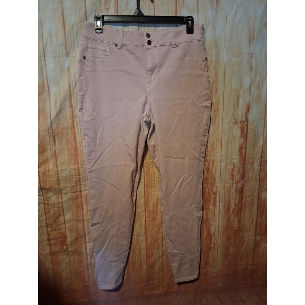 M Jeans Maurices Pink High Rise Skinny Pants Sz XL